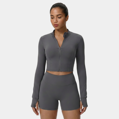 Nairre 2-piece women’s workout set gray