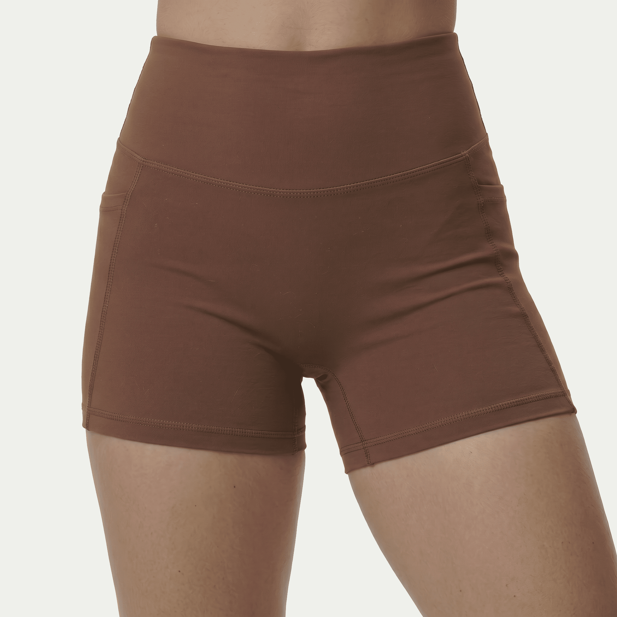Nairre Women's Jacket & Shorts Set Brown - Nairre