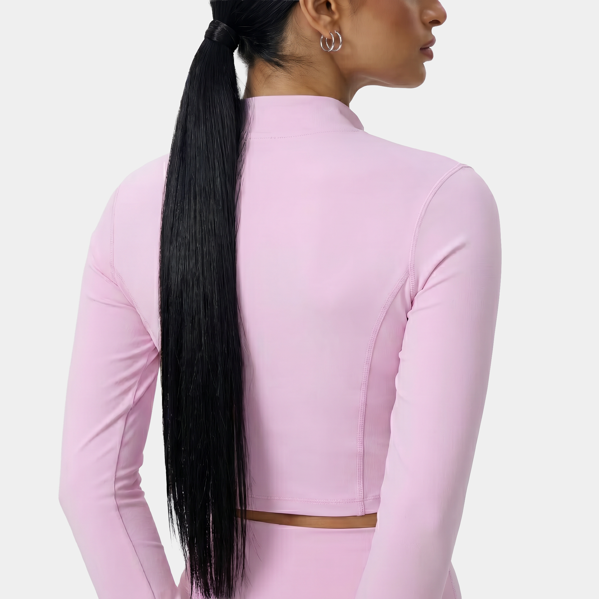 Women's cropped sports jacket pink