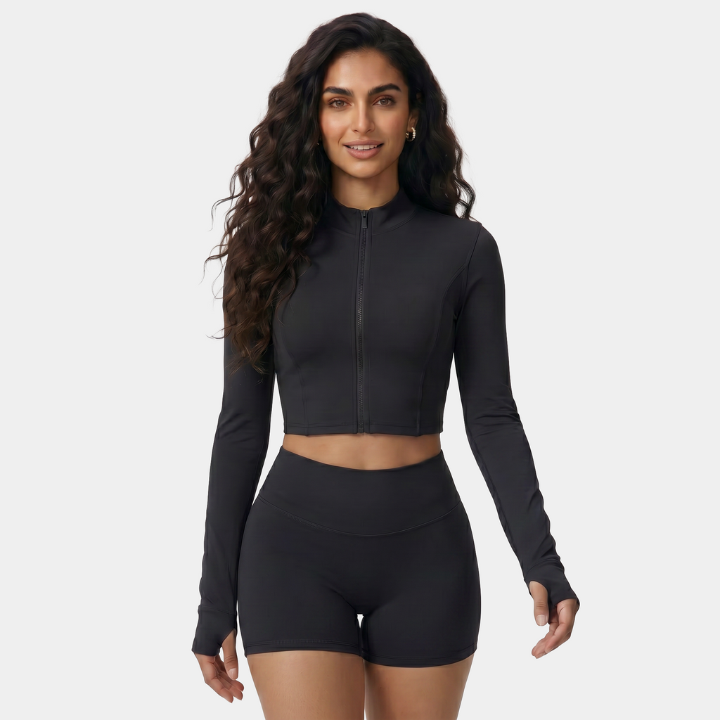 Black 2-piece women’s workout set Nairre