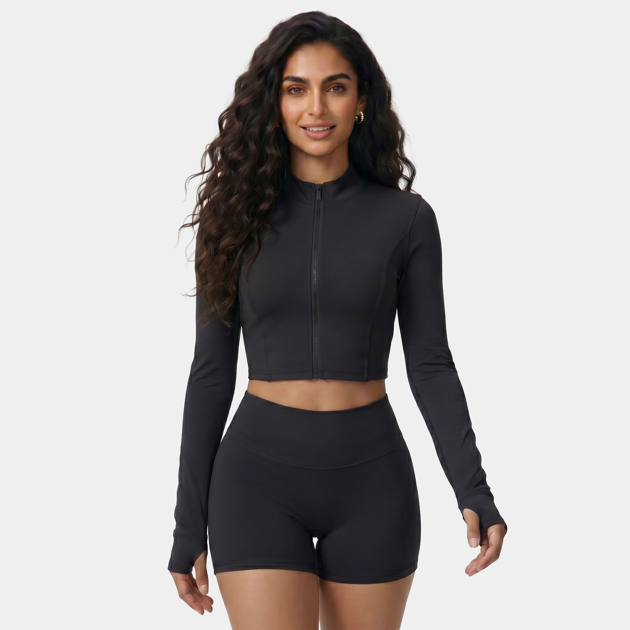 Black 2-piece women’s workout set Nairre
