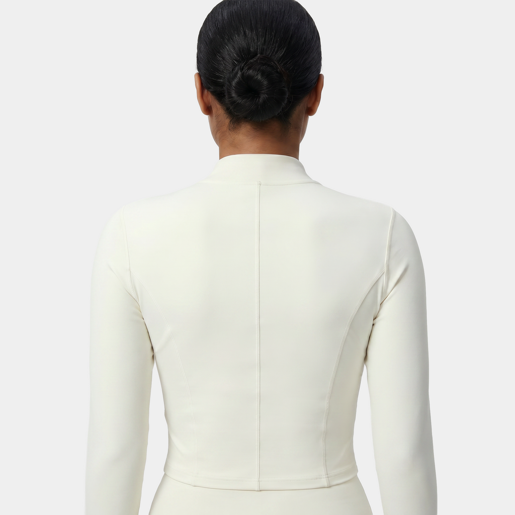 Women's zip-up athletic jacket