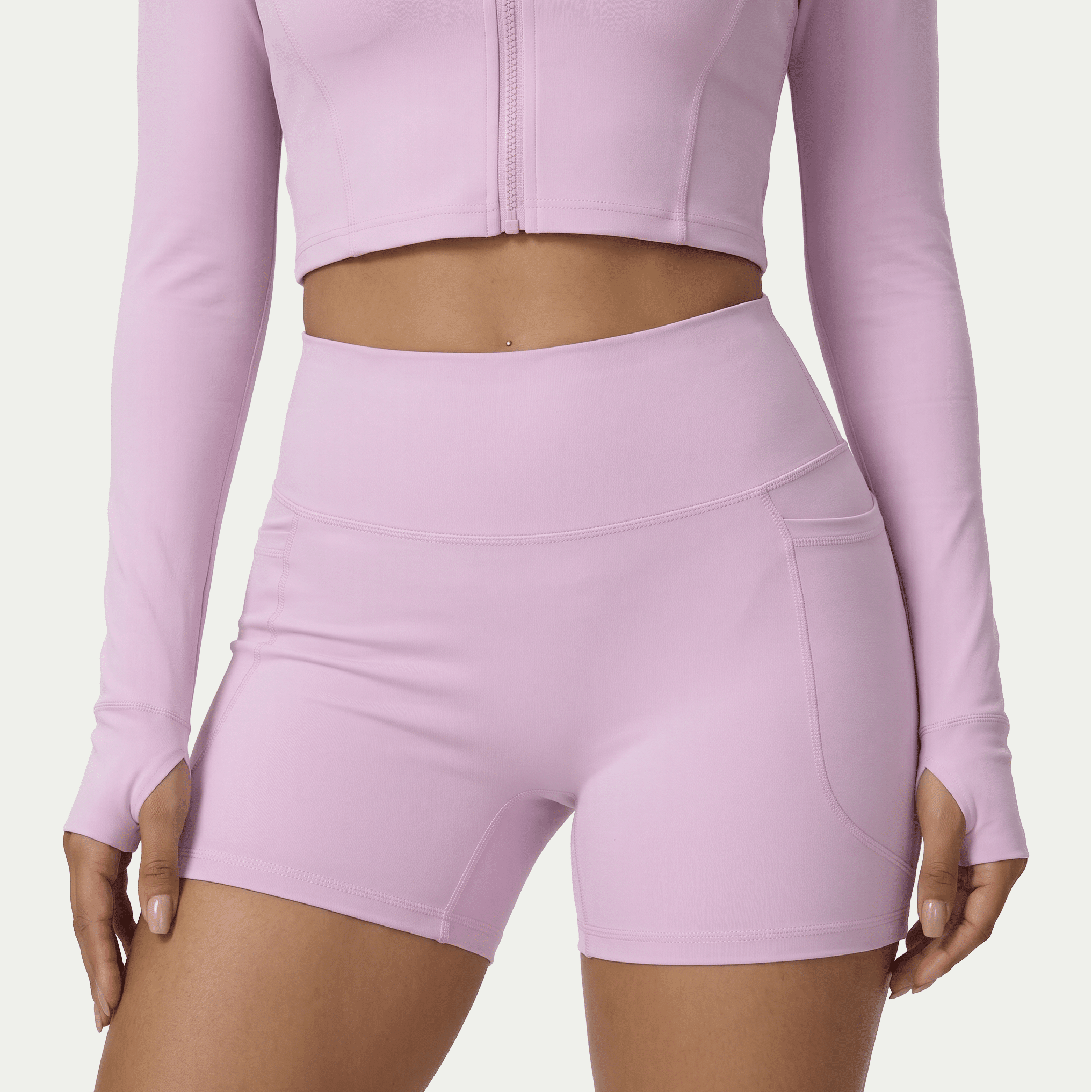 Nairre Women's Shorts Light Pink - Nairre