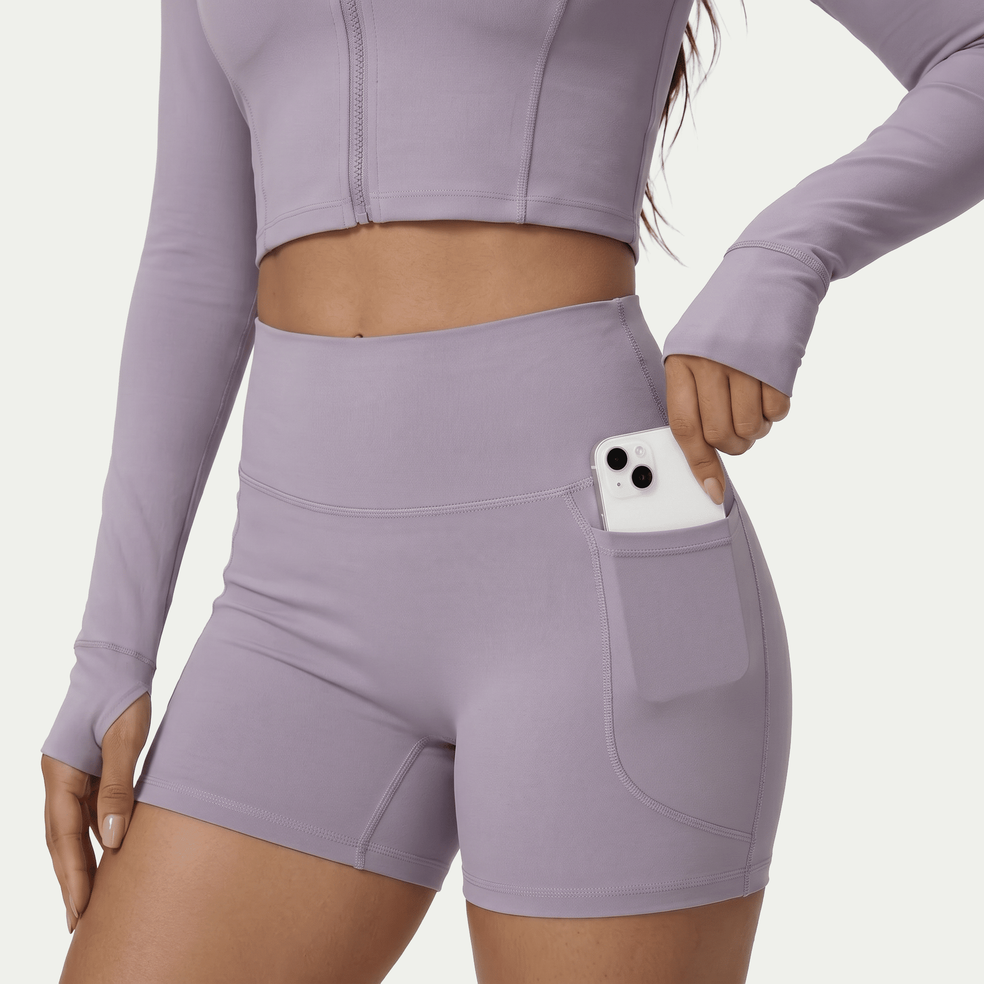 Nairre Women's Shorts Purple - Nairre
