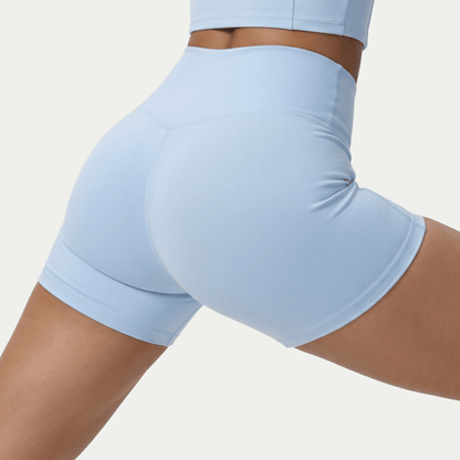 Nairre Women's Jacket & Shorts Set Light Blue - Nairre